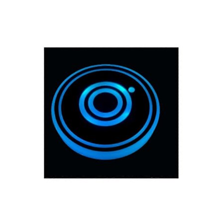 LED Bil Kopholder Lys, Lysende Bilunderlag til Kopholdere 7 Farveskiftende