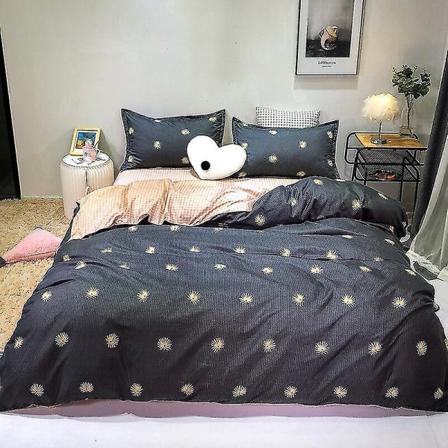 3/4-delt sett Kawaii Snoopy tegneserie bomullsdynetrekk ark putetrekk Anime behagelig myk husholdningssengetøy artikkel gaver 4piece set220x240cm 