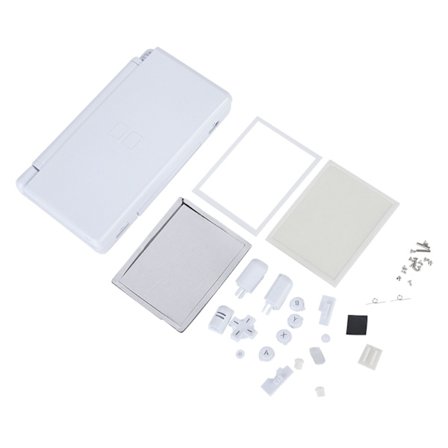 Nintendo DS Lite Erstatningshus Shell Case Kit - Hvit