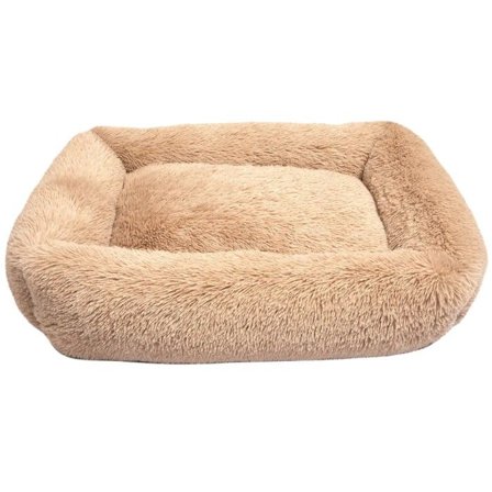 Brava Fluffy Calming Bed Rectangle XXL Beige