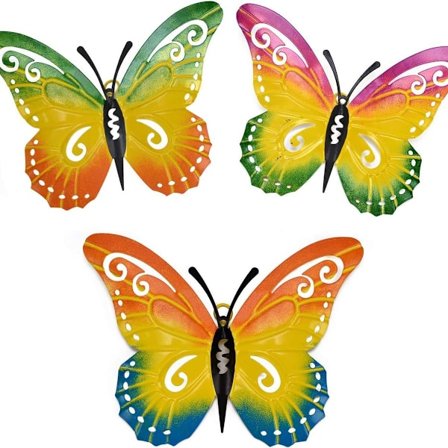 Metall sommerfugl veggkunst metall sommerfugl veggdekor skulptur KLB