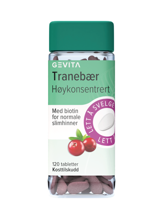 Gevita Tranebær Høykonsentrert, 120 stk.