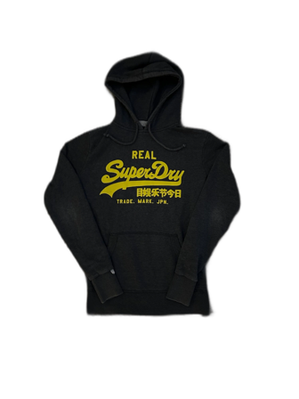 Grå hoodie från Superdry