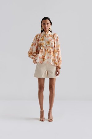 Malina - Pernilla blouse - 36 - Cream Peony