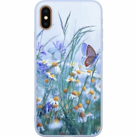 Apple Iphone X Premium Skal Blommor