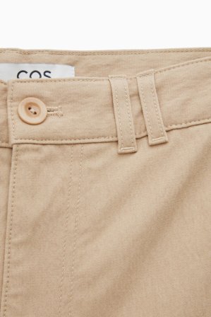 COS Women's Regular-Fit Chinos in Beige