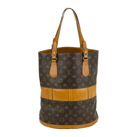 Louis Vuitton Vintage, Pre-owned Monogram Bucket Gm Canvas Shoulder Hand Bag A918 Bruin, Dames, Maat:ONE Size