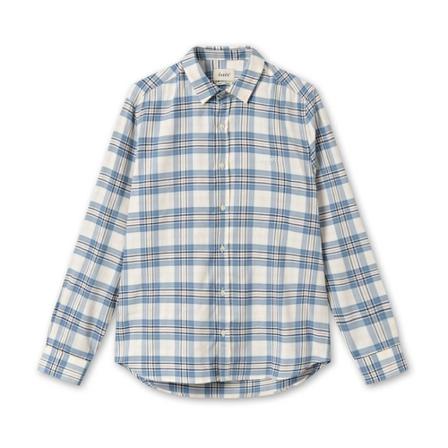Forét, wild shirt check F614 Blauw, Heren, Maat:L