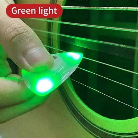 Guitar Plekter - Den Perfekte Gave Til Guitar Elskere - LED Lysende Plektre
