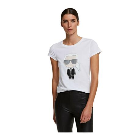 Karl Lagerfeld, T-shirt Wit, Dames, Maat:L