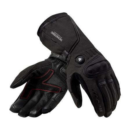 Rev'It! Liberty H2O Uppvärmda MC-Handskar Dam Svart M