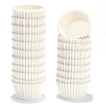 Hot tilbud til lav pris! 1000 stk. Mini muffinsforme i fødevarekvalitet til bagning og fester - Glad