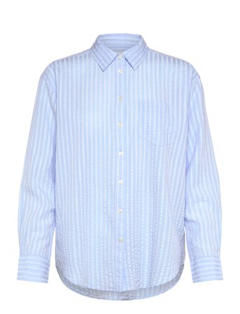 GANT | Rel Tonal Striped Seersucker Shirt | 42