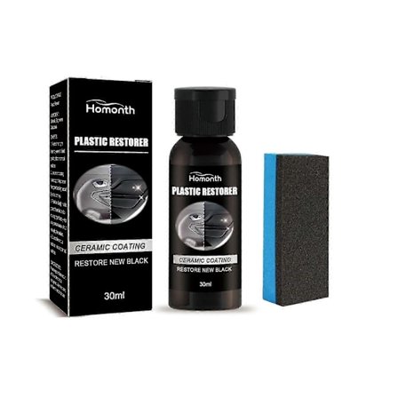 Premium Bilplastrestaurering - Djuprengöring, UV-skydd & Glansförstärkare för Säten, Paneler & Lister | Enkel Applicering, Giftfri Formula, Cera