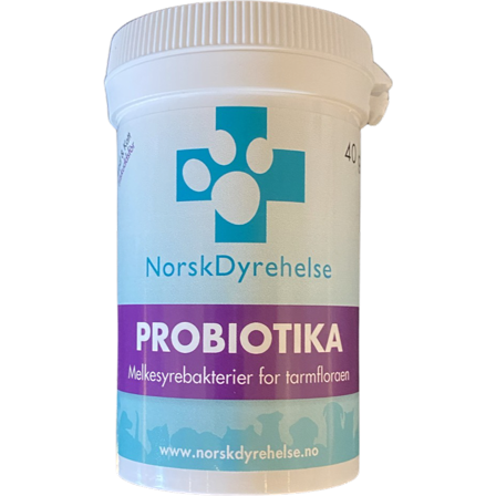 Norsk Dyrehelse - Norsk Dyrehelse Probiotika 40 g - Hund - Hundepleie & kosttilskudd - Kosttilskudd & hundevitaminer - ZOO.no