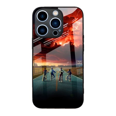 Passer for Apple glass telefondeksler med Stranger Things anime