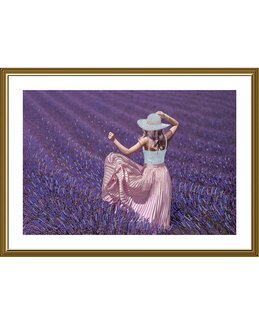 Pärlbroderi Lavendel Humör - Nova Sloboda