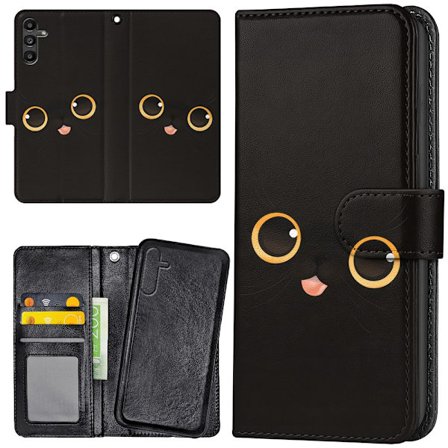 Samsung Galaxy S24 FE - Plånboksfodral/Skal Cat