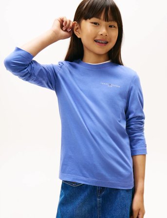 Tommy Hilfiger Mini Corp T-Shirt Ls - Blue - 152