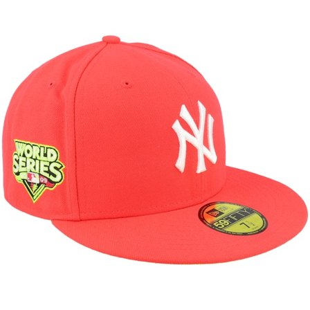 New Era - New York Yankees Launch 59FIFTY Neon Pink/White Fitted Fitted Pink Cap - MLB @ Hatstore