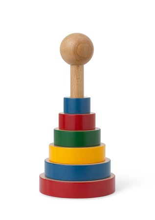 Kay Bojesen Stabel Tårn Multi Ø11 cm, Børn & Forældre, Motorik & Bevægelse, Klodser Og Stabletårne