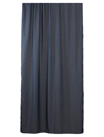 compliments Lines Shower Curtain W/Eyelets 200 Cm - Blue - 140X200CM