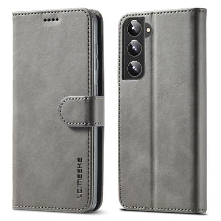 Lc.imeeke Plånboksfodral Samsung Galaxy S22 Grå
