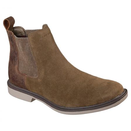 Skechers Skechers Mens Mark Mason 68962 Dsrt Brun, Herre Støvler, Størrelse: 45 EU