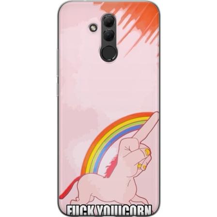 Huawei Mate 20 lite Gjennomsiktig deksel Fuck Enenhjørning