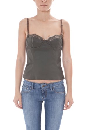 John Galliano Top Donna Verde