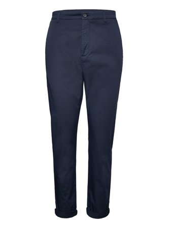 Tapered-Leg Stretch Chinos Navy Hope