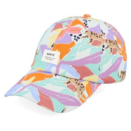Barts - Multi unconstructed Keps - Womby Cap Lilac Dad Cap @ Hatstore