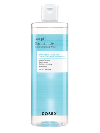 COSRX Low pH Niacinamide Micellar Cleansing Water, 400 ml