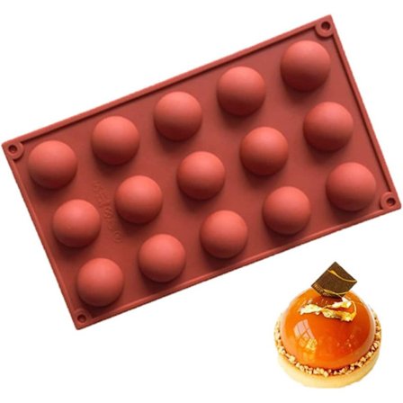 Forme - Kugle/Halvkugle 6/8/15/24 - Is/Chokolade/Geleforme