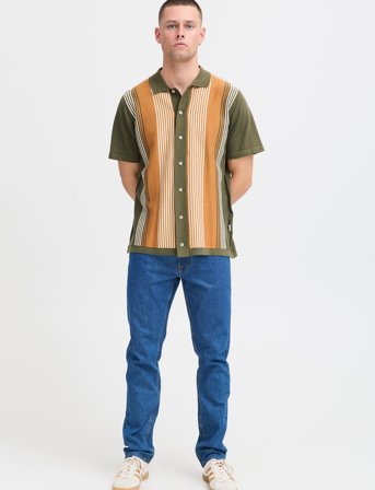 Blend Bhalbus Polo Knit - Green - M