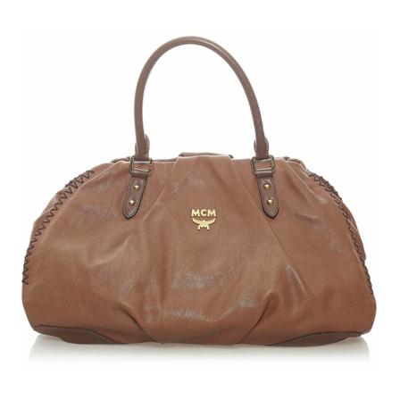 Mcm, Handbags Bruin, Dames, Maat:ONE Size,leer