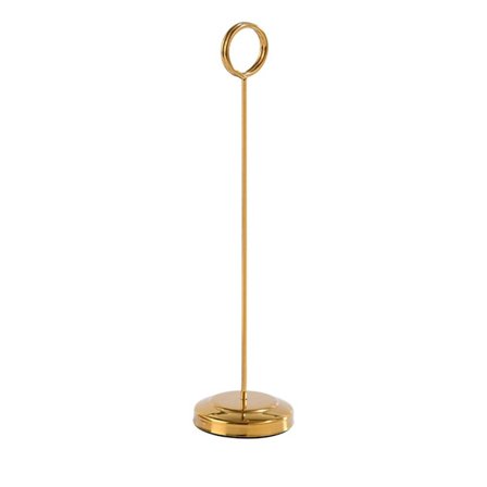 Bordnummer Holder Bemærk Klemme GULD 20CM