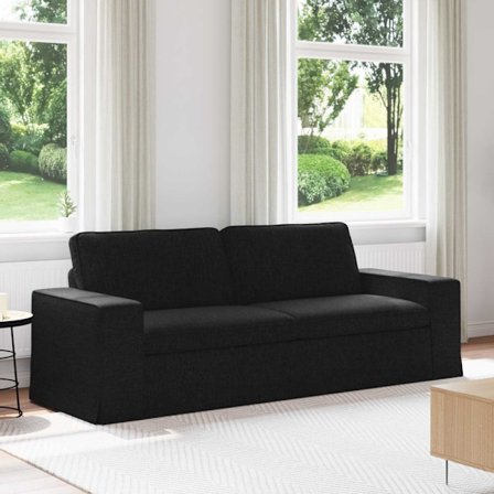 Soffa 180cm Svart Metall