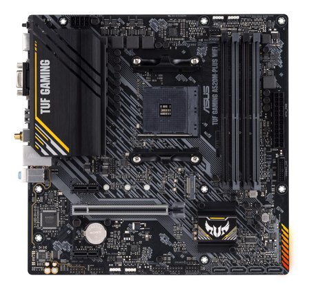 ASUS TUF GAMING A520M-PLUS WIFI - hovedkort - mikro ATX - Socket AM4 - AMD A520