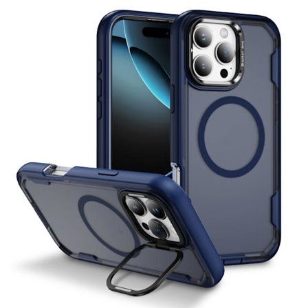 iPhone 16 Pro Max - Defend 3 1 Rugged MagSafe Magnetisk Hållare Skal