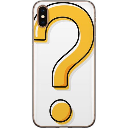 Kompatibel Mobilcover til Apple iPhone X Spørgsmålstegn