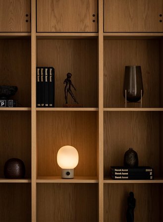 JWDA oppladbar bordlampe - hvit