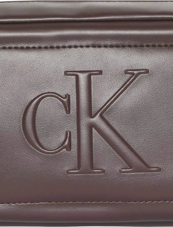 Calvin Klein Bold Ck Camera Bag - Burgundy - ONE SIZE