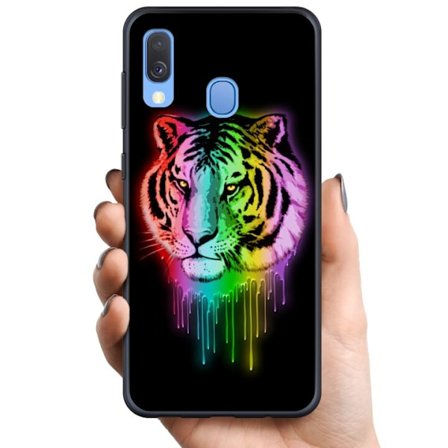 Kompatibelt Mobildeksel til Samsung Samsung Galaxy A40 Neon Tiger