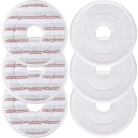 3st mopppåfyllning för Vileda Spin And Clean Mopp, Byte av spinnmopphuvud, tvättbart återanvändbart mikrofibermopphuvud