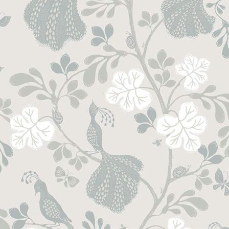 Littlephant Tapet - Night Birds Sandstone/dusty Blue Tapeter Unisex Blå 53cm