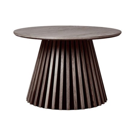 Pyöreä sohvapöytä 70x45 cm ruskea tammi koriste