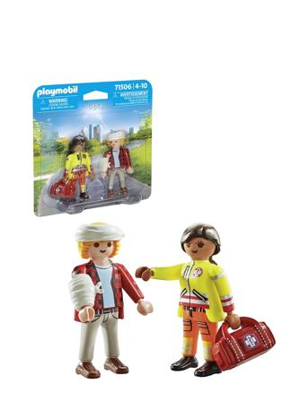 Playmobil Duopacks Paramediciner Med Patient - 71506 Patterned PLAYMOBIL