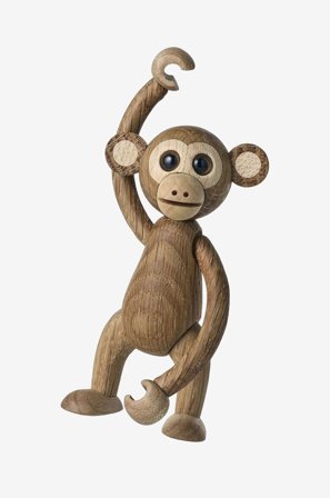 Spring Copenhagen - Dekorasjon i tre Swing Ape 8 cm - Natur - Pynteting - Fra Homeroom