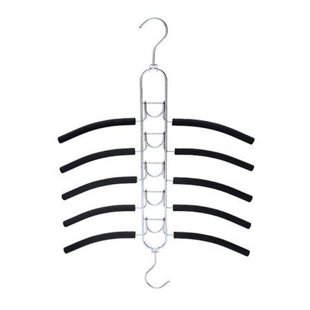 Flerlagers avtagbar klädhängare Sparar utrymme Klädförvaringshållare för garderob